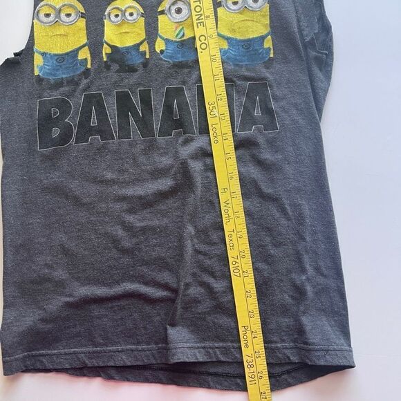 Universal Studio Minions Ba Ba Ba Ba Banana Graphic Sleeveless T-Shirt - Picture 2 of 6